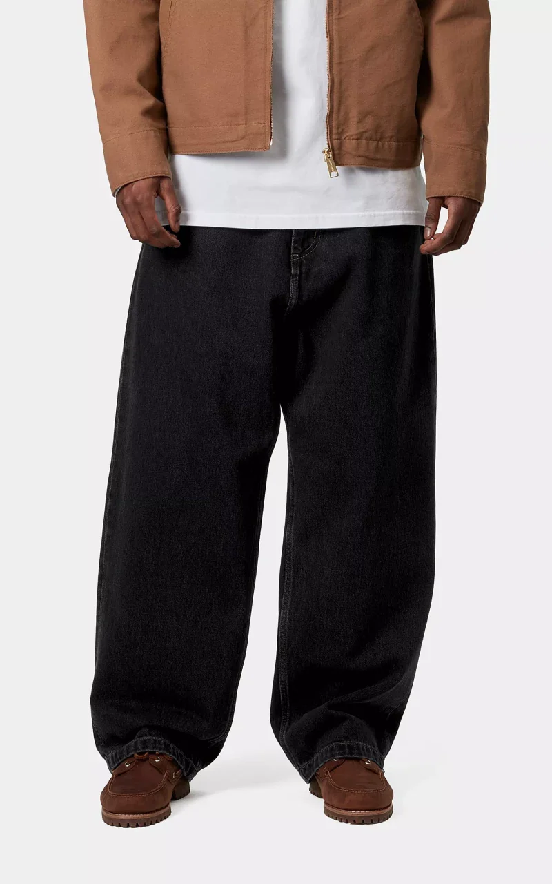 Carhartt WIP Brandon Pant Smith Denim Stone Washed Black - Image 4