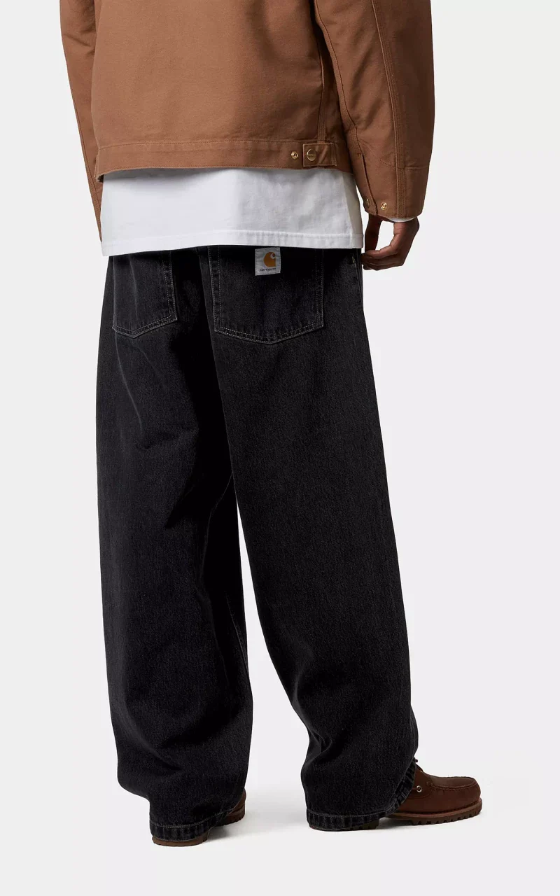 Carhartt WIP Brandon Pant Smith Denim Stone Washed Black - Image 5