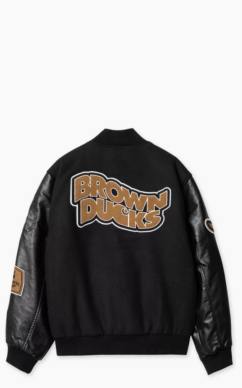 Carhartt WIP Brown Ducks Bomber Black/Black - Image 6