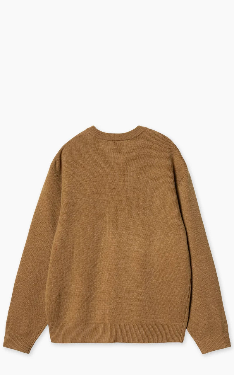 Carhartt WIP Brown Ducks Sweater Hamilton Brown - Image 3