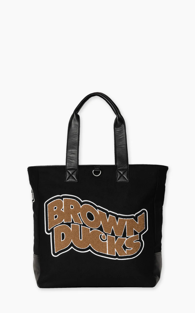 Carhartt WIP Brown Ducks Tote Black/Black - Image 4