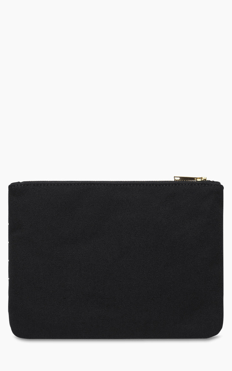 Carhartt WIP Canvas Graphic Zip Wallet Heart Bandana Print/Black - Image 2