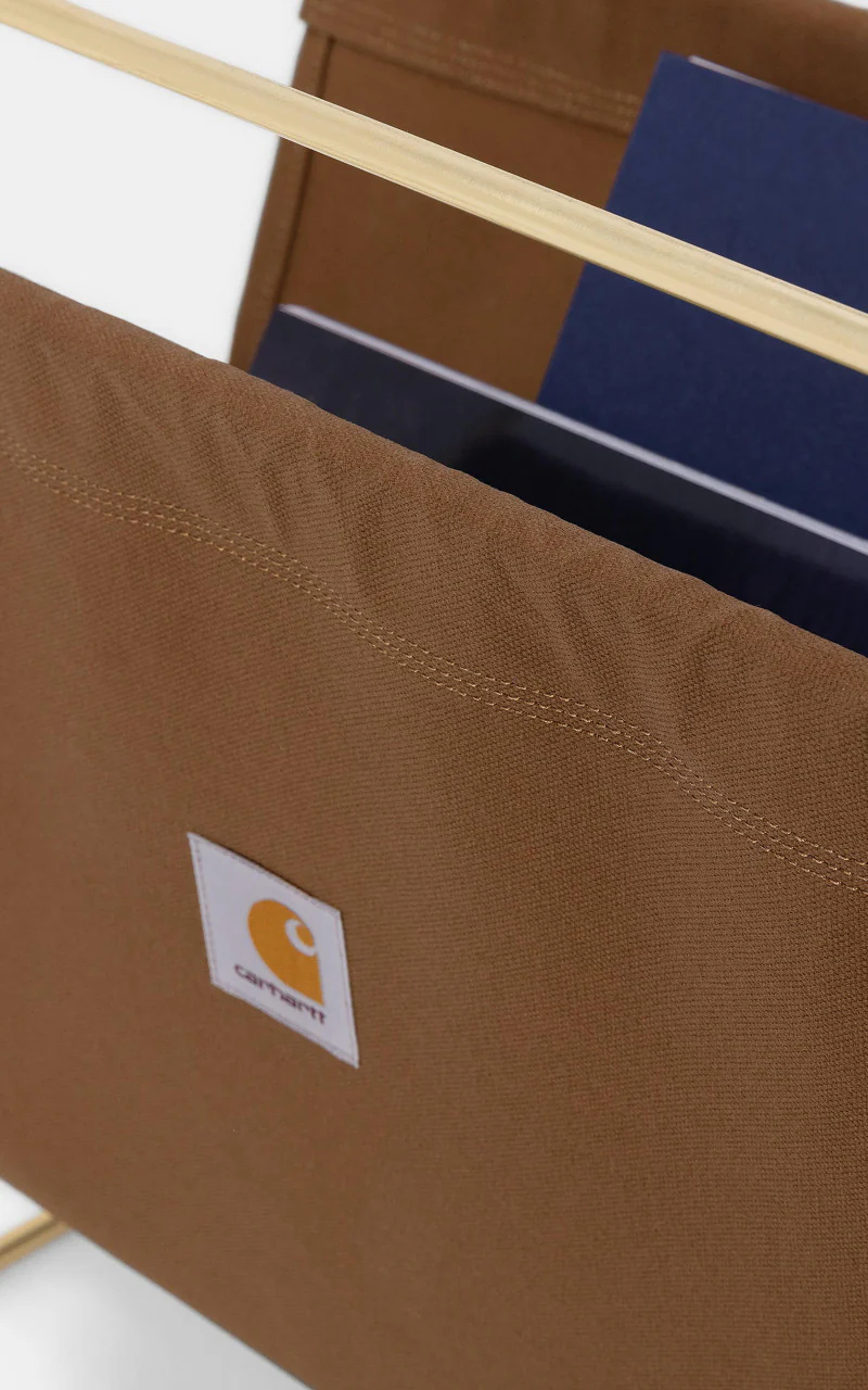 Carhartt WIP Canvas Magazine Stand Hamilton Brown - Image 3