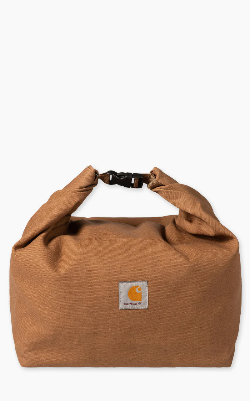 Carhartt WIP Canvas Roll-Up Insulated Bag Hamilton Brown - Image 2