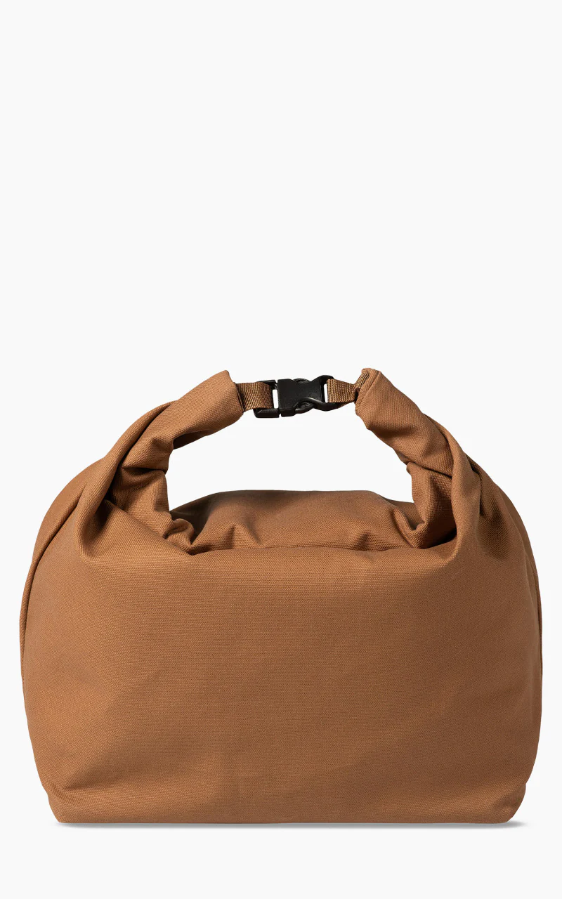 Carhartt WIP Canvas Roll-Up Insulated Bag Hamilton Brown - Image 3