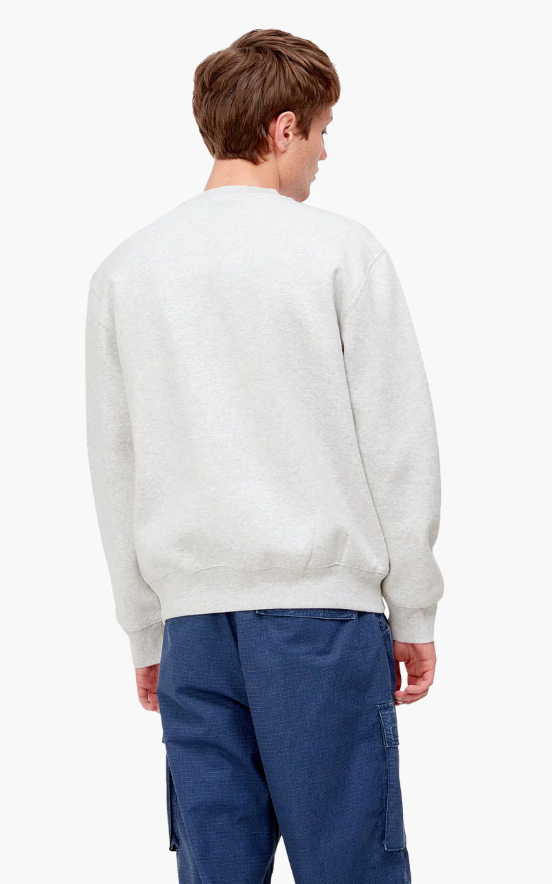 Carhartt WIP Carhartt Sweat Ash Heather/Rocket - Image 3