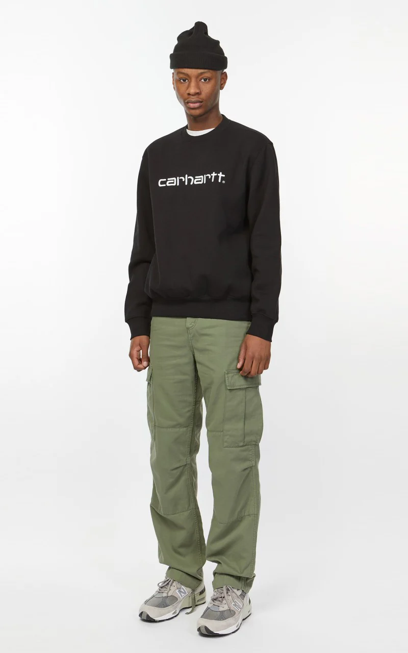 Carhartt WIP Carhartt Sweat Black/White - Image 3