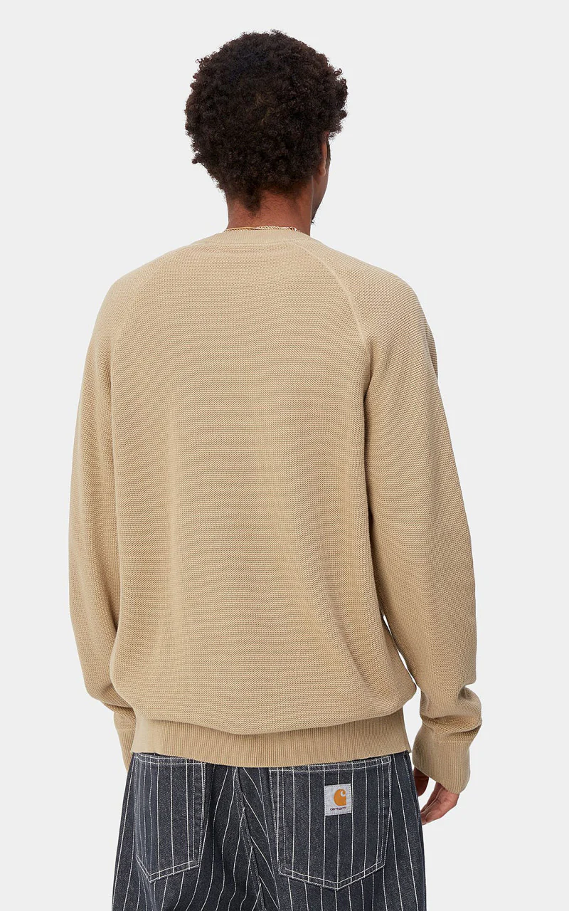 Carhartt WIP Chase Sweater Gauge Sable/Gold - Image 5