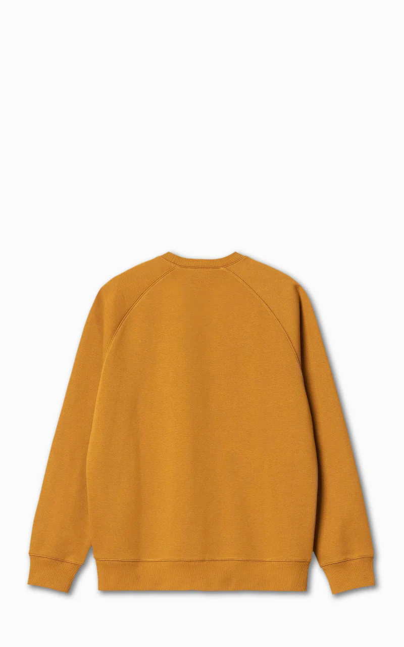 Carhartt WIP Chase Sweatshirt Buckthorn/Gold - Image 3