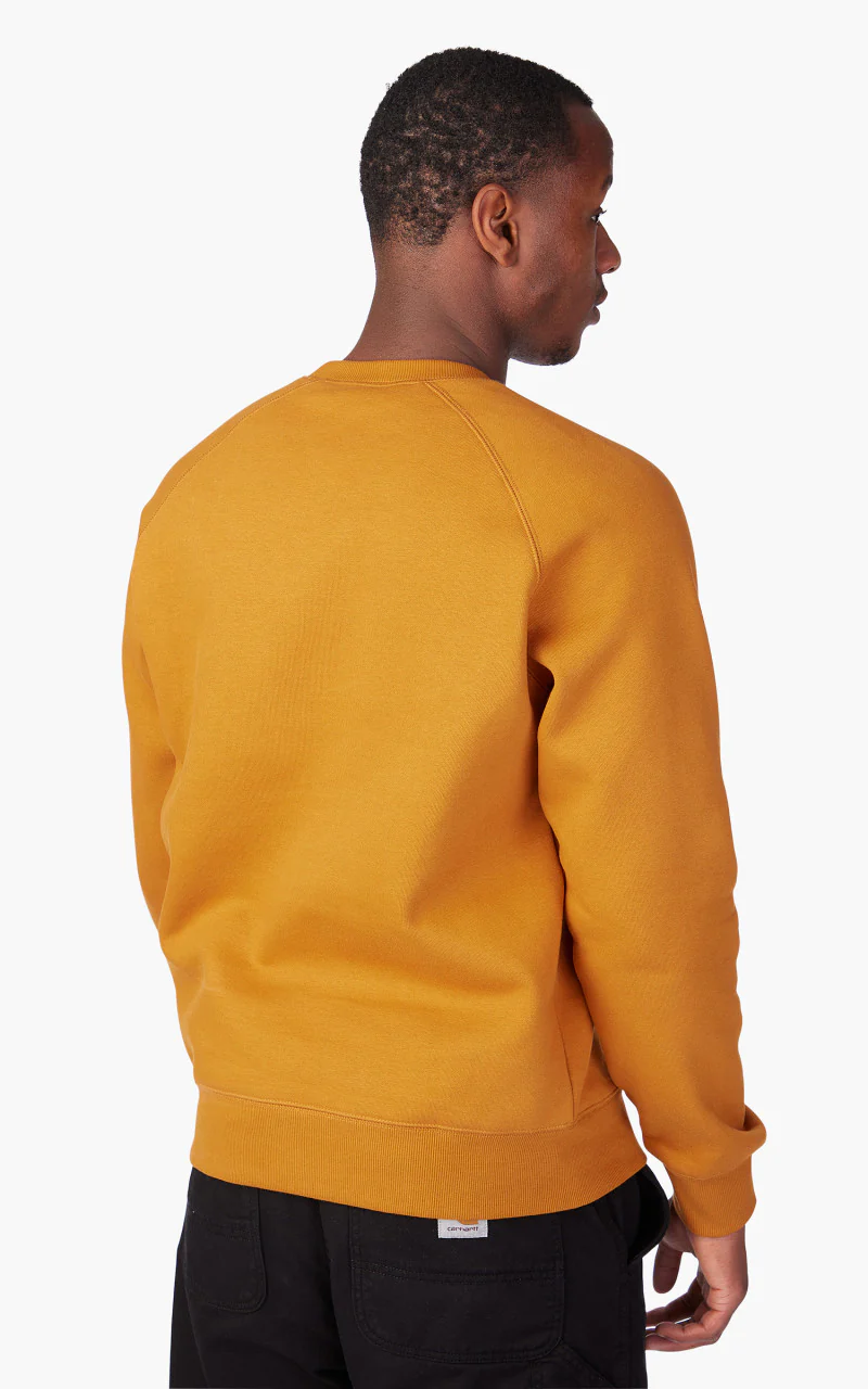Carhartt WIP Chase Sweatshirt Buckthorn/Gold - Image 4