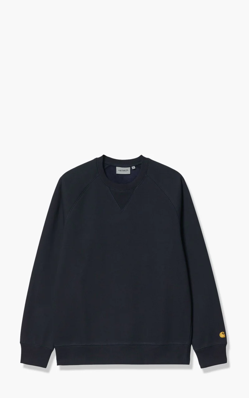 Carhartt WIP Chase Sweatshirt Dark Navy/Gold