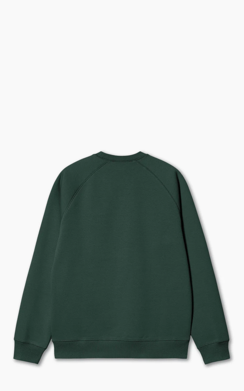 Carhartt WIP Chase Sweatshirt Discovery Green/Gold - Image 3