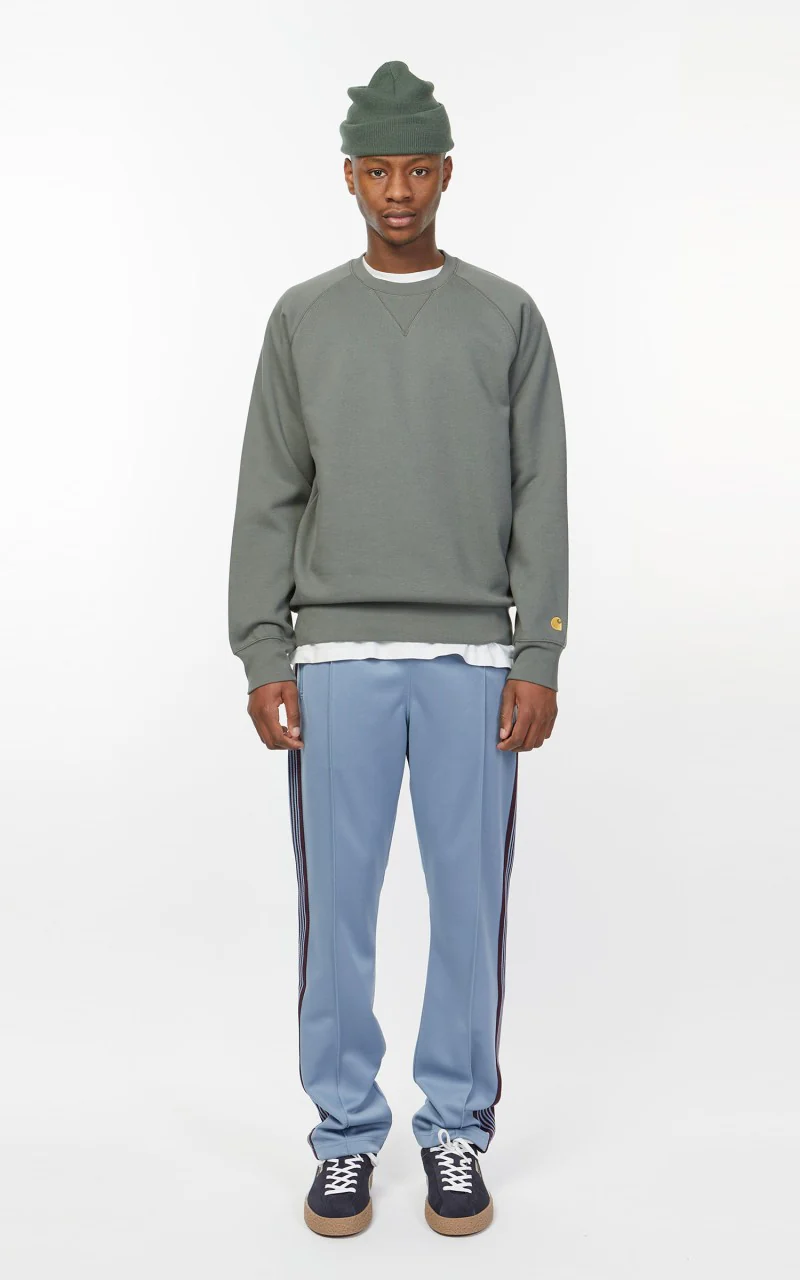 Carhartt WIP Chase Sweatshirt Thyme/Gold - Image 2