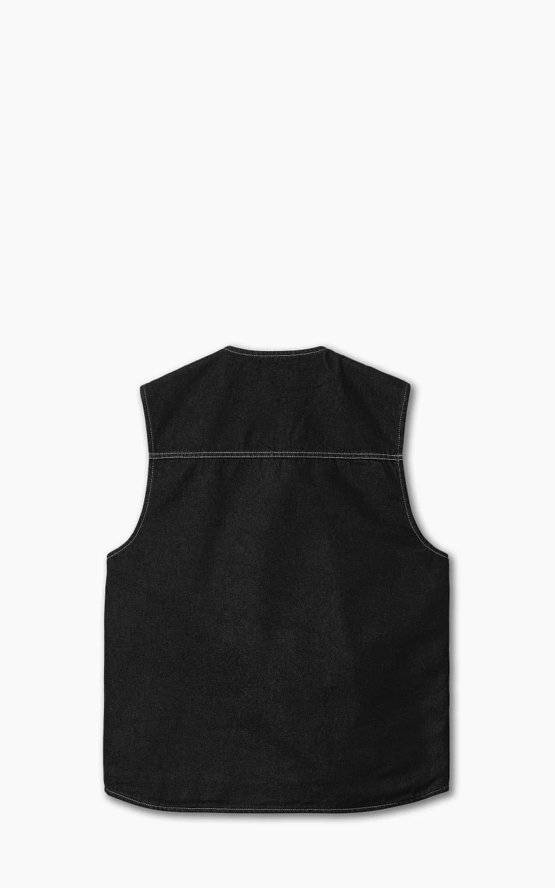 Carhartt WIP Chore Vest Black One Wash - Image 5
