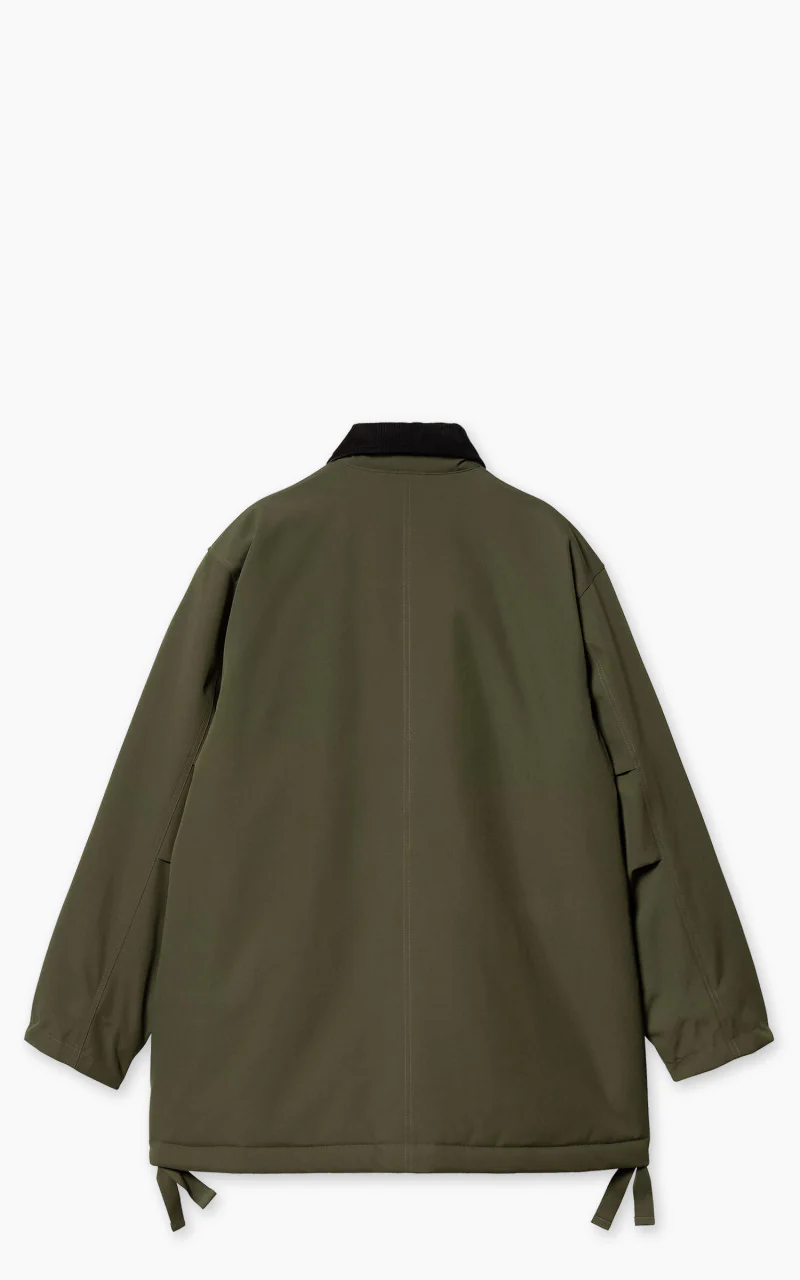 Carhartt WIP Clarton Coat Office Green/Black - Image 7