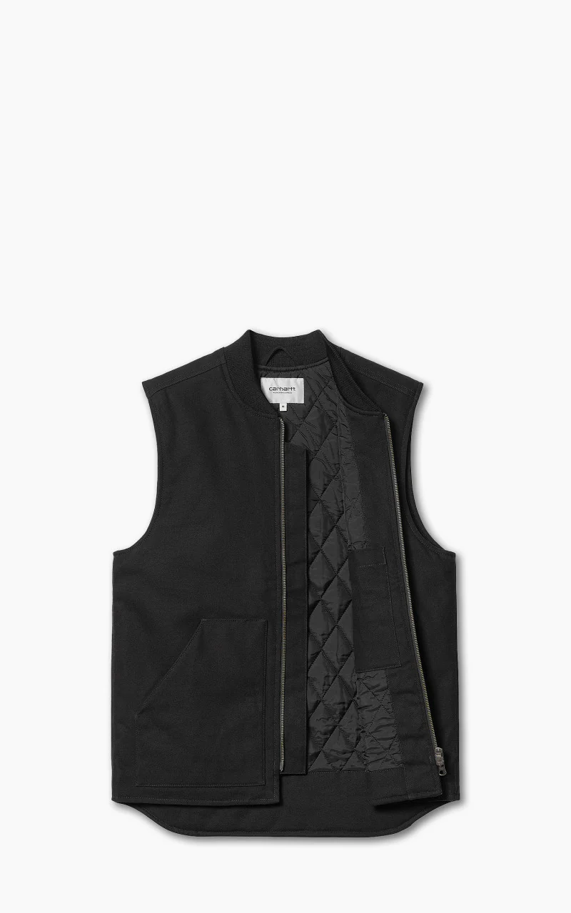 Carhartt WIP Classic Vest Black Rigid - Image 3