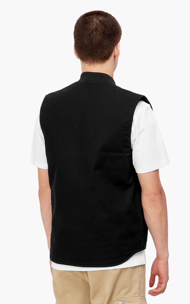 Carhartt WIP Classic Vest Black Rigid - Image 6