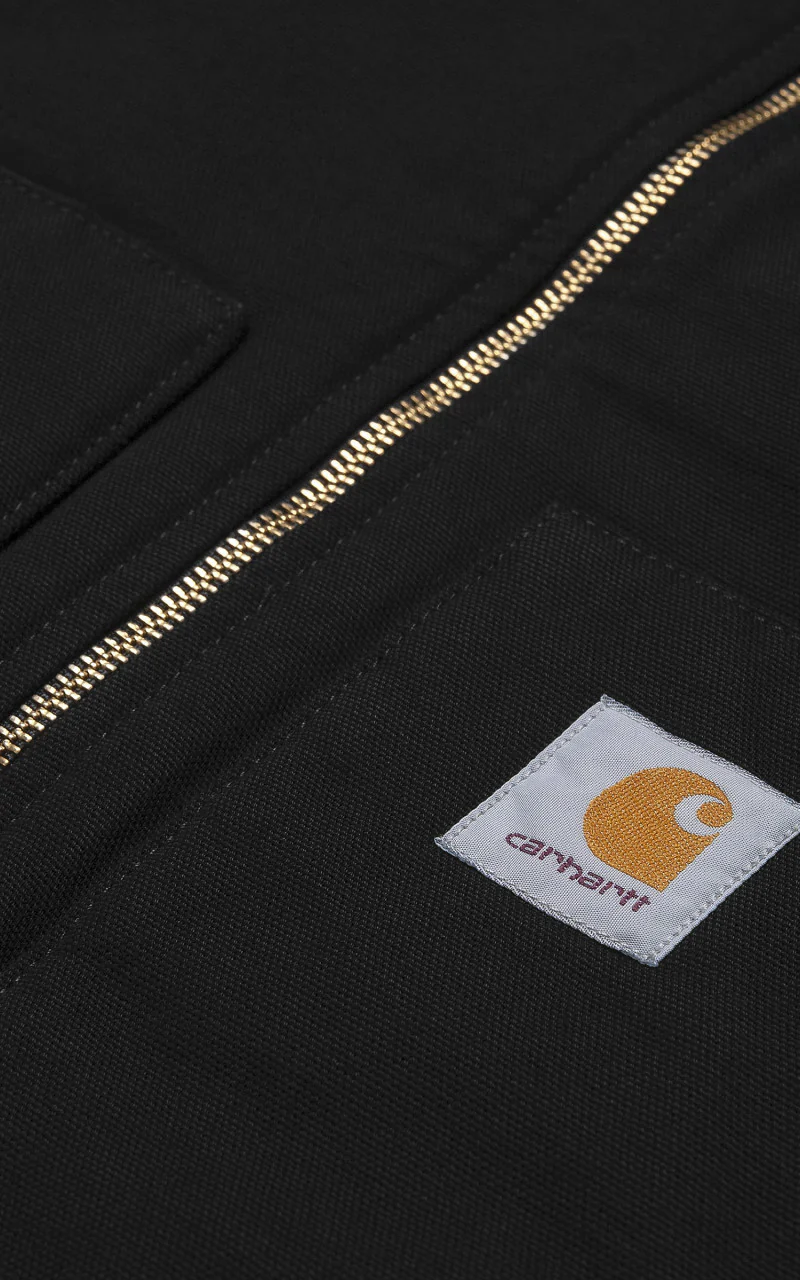 Carhartt WIP Classic Vest Black Rinsed - Image 7