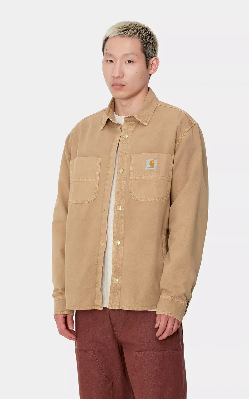 Carhartt WIP Conro Shirt Jac Stone Dyed Peanut - Image 2