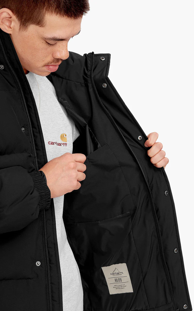 Carhartt WIP Danville Jacket Black/White - Image 6
