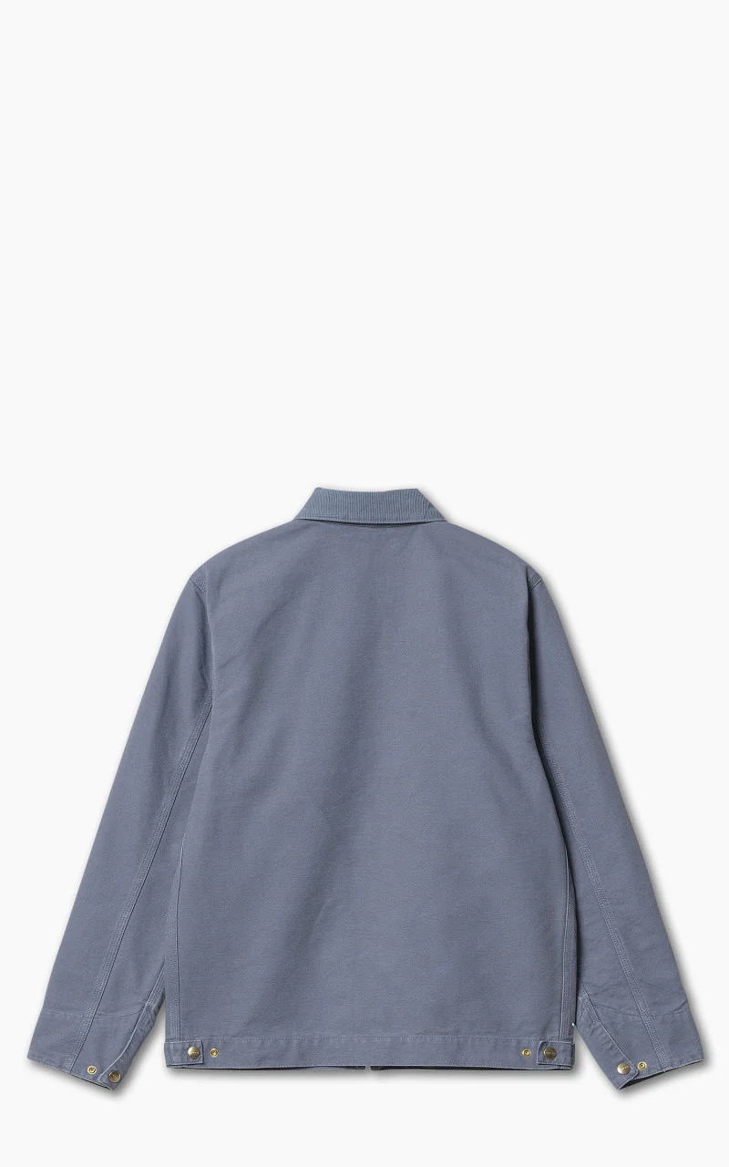 Carhartt WIP Detroit Jacket Dearborn Canvas Aged Bay Blue - Image 6