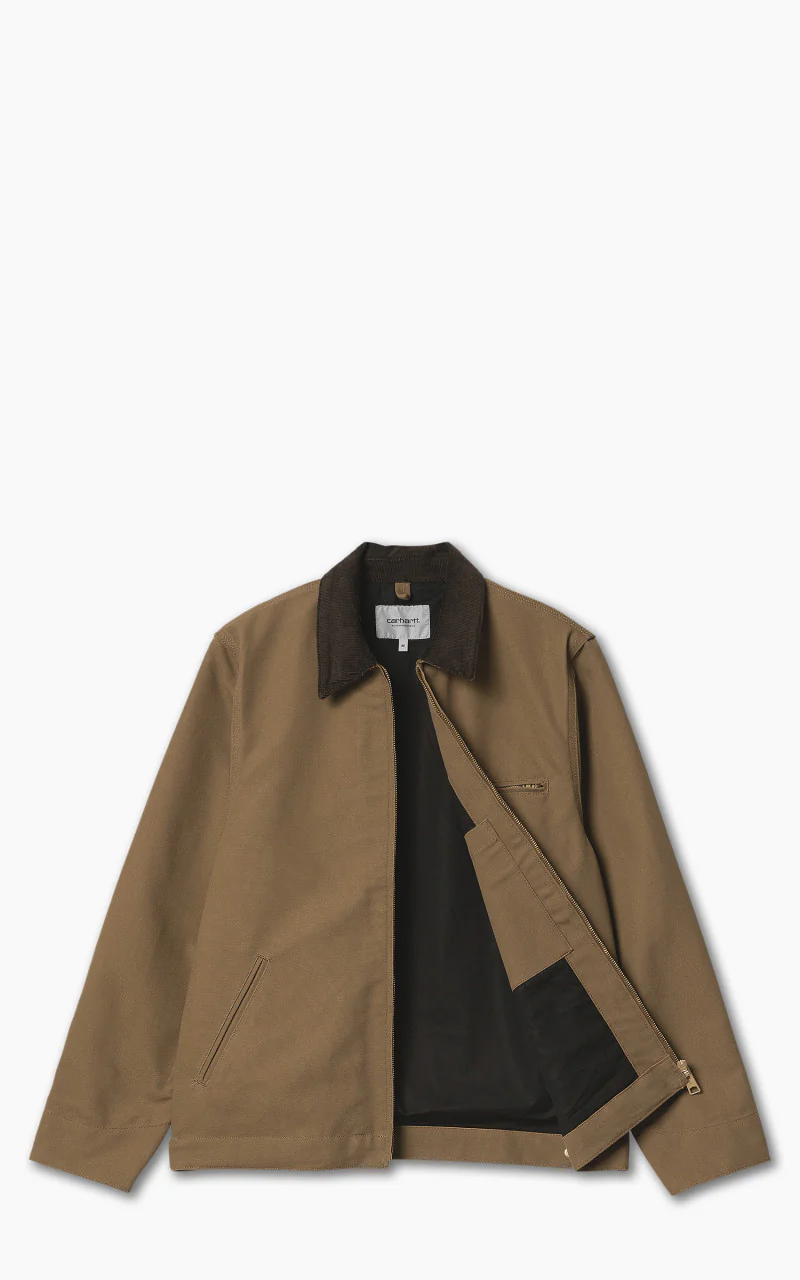 Carhartt WIP Detroit Jacket Dearborn Canvas Rigid Hamilton Brown/Tobacco - Image 5