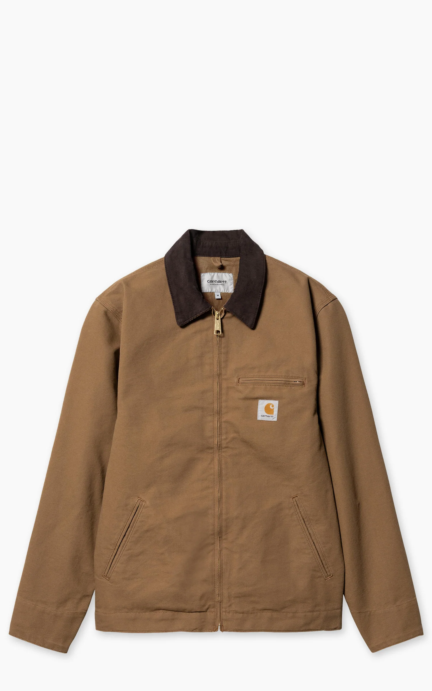 Carhartt WIP Detroit Jacket Dearborn Canvas Rinsed Hamilton Brown/Tobacco