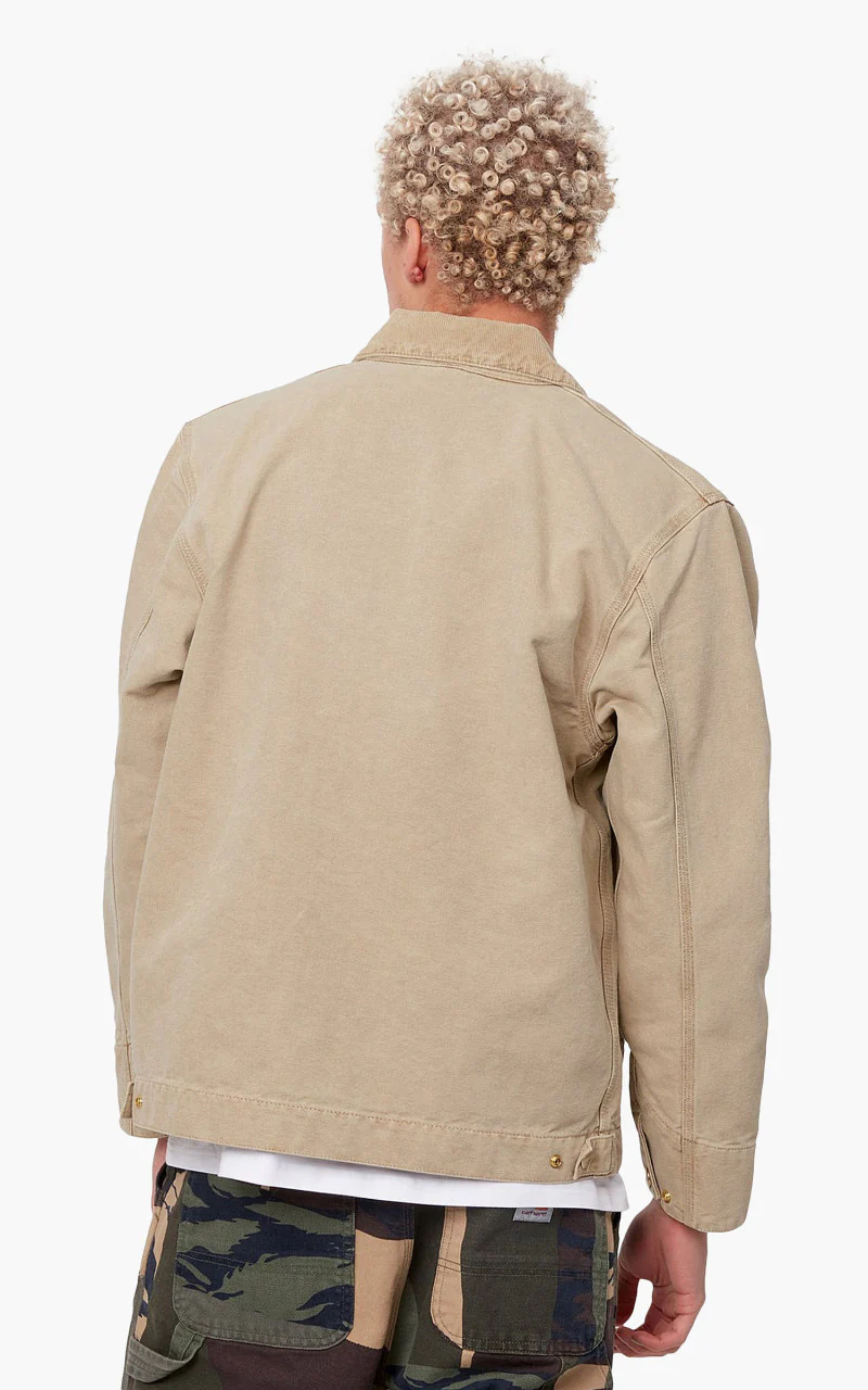 Carhartt WIP Detroit Jacket Dusty H Brown/Dusty H Brown Faded - Image 6