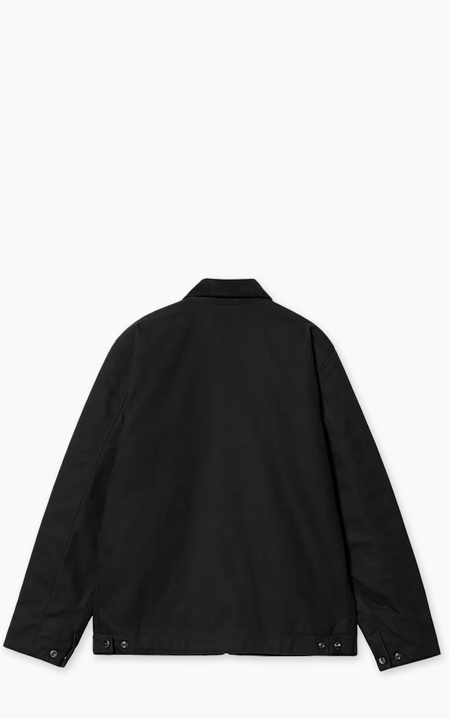 Carhartt WIP Detroit Jacket Winter Dearborn Canvas Rigid Black/Black - Image 3