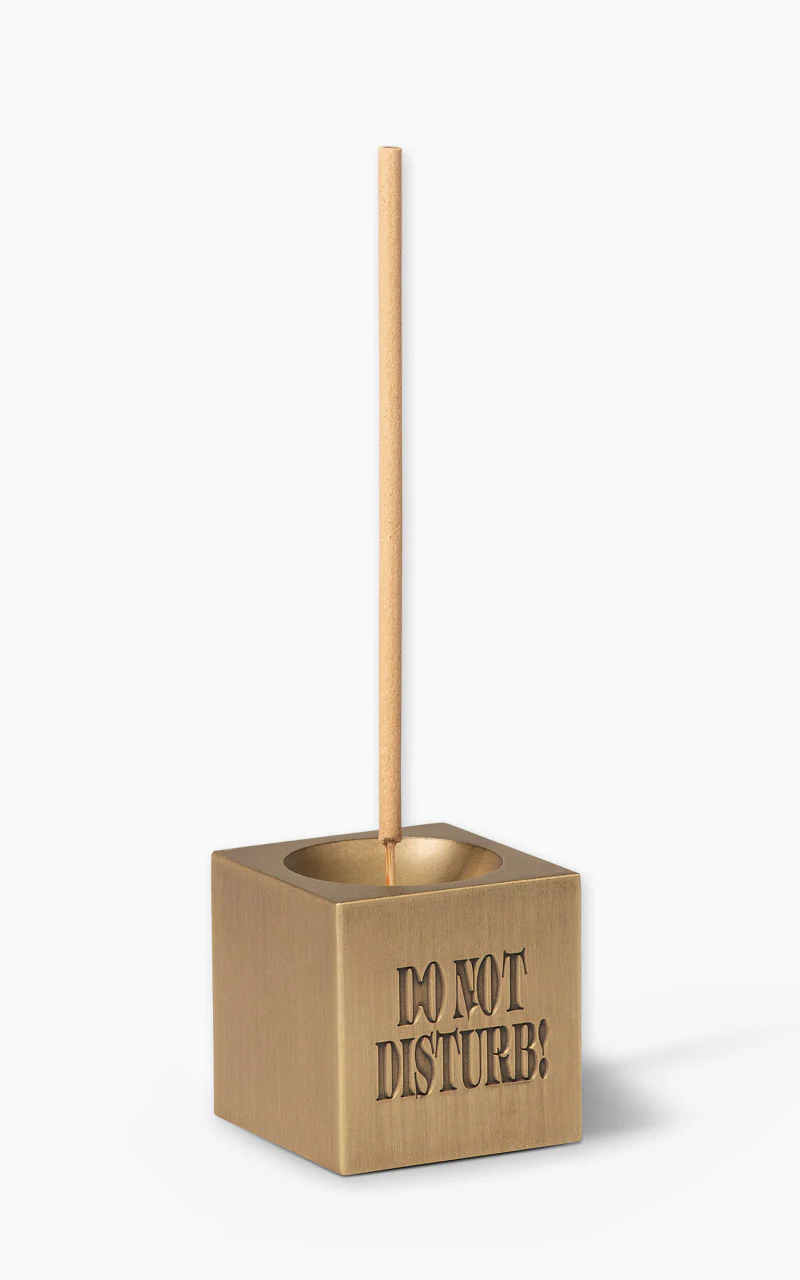 Carhartt WIP Do Not Disturb Incense Holder Gold - Image 3