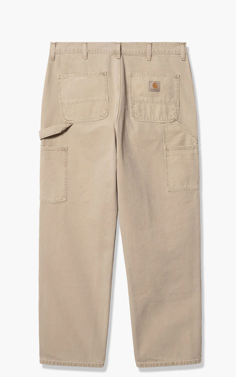Carhartt WIP Double Knee Pant Dearborn Canvas Faded Dusty H Brown - Image 2
