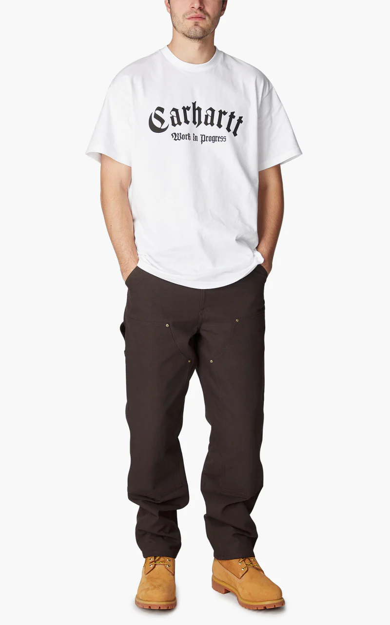Carhartt WIP Double Knee Pant Dearborn Canvas Tobacco Rigid - Image 2
