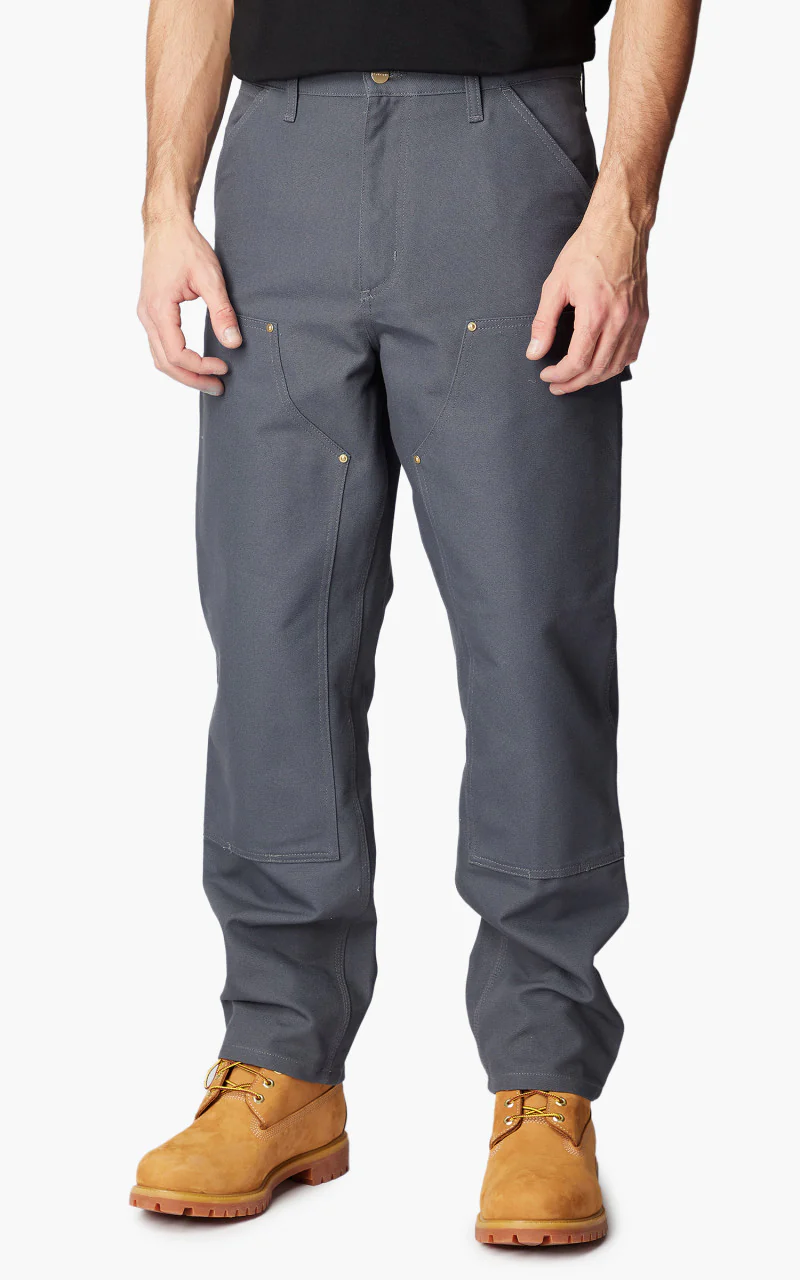 Carhartt WIP Double Knee Pant Dearborn Canvas Zeus Rigid - Image 4
