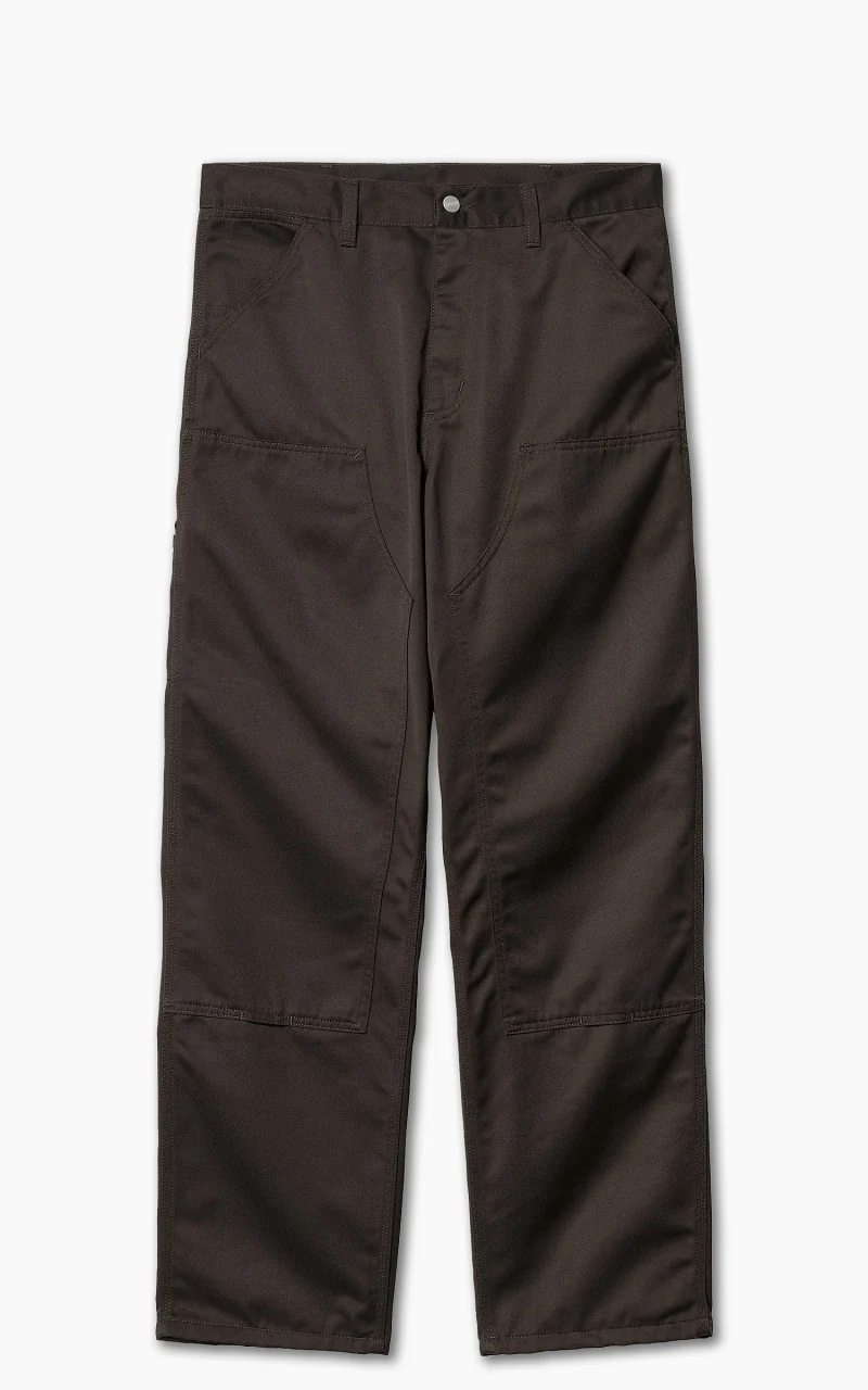 Carhartt WIP Double Knee Pant Denison Twill Tobacco Rinsed - Image 3