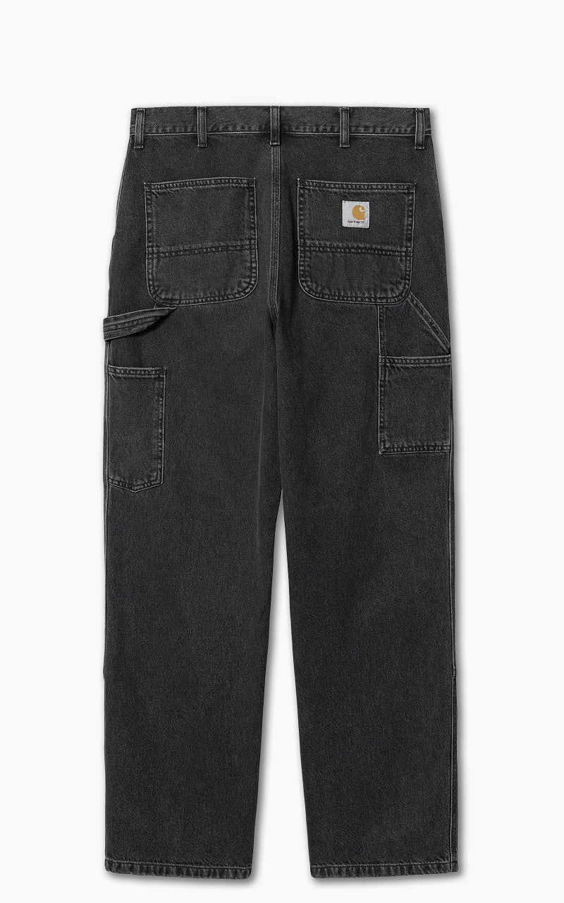Carhartt WIP Double Knee Pant Fairfield Denim Heavy Stone Washed Black - Image 2