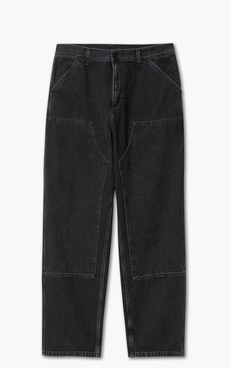 Carhartt WIP Double Knee Pant Fairfield Denim Stone Washed Black