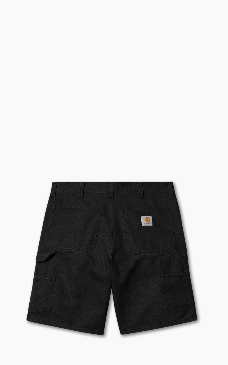 Carhartt WIP Double Knee Short Black Rinsed - Image 2