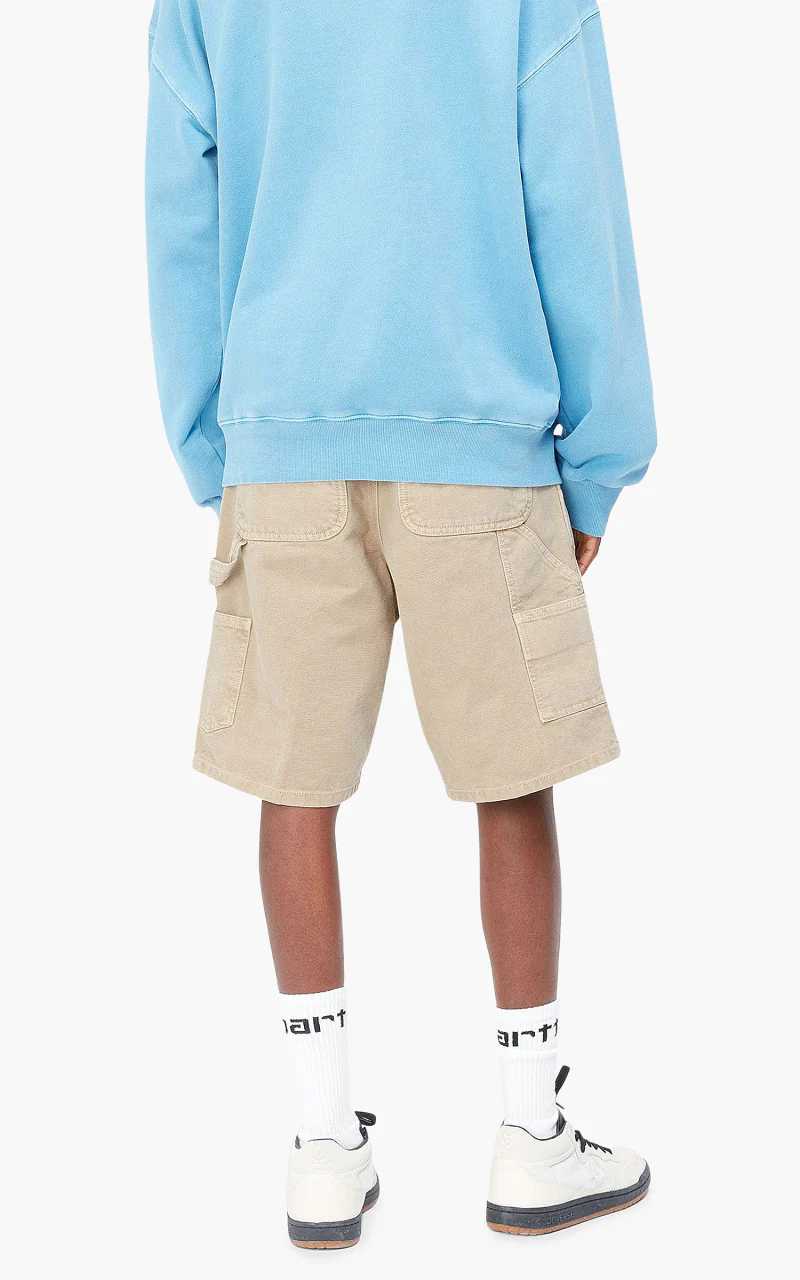 Carhartt WIP Double Knee Short Dusty H Brown Faded - Image 6