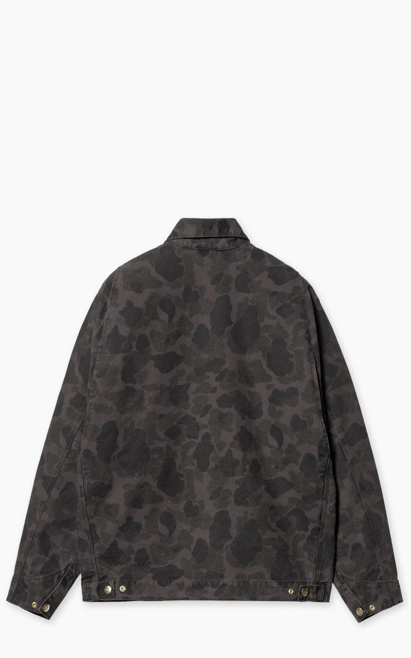 Carhartt WIP Duck Detroit Jacket Dearborn Canvas Camo Duck Green/Graphite - Image 3