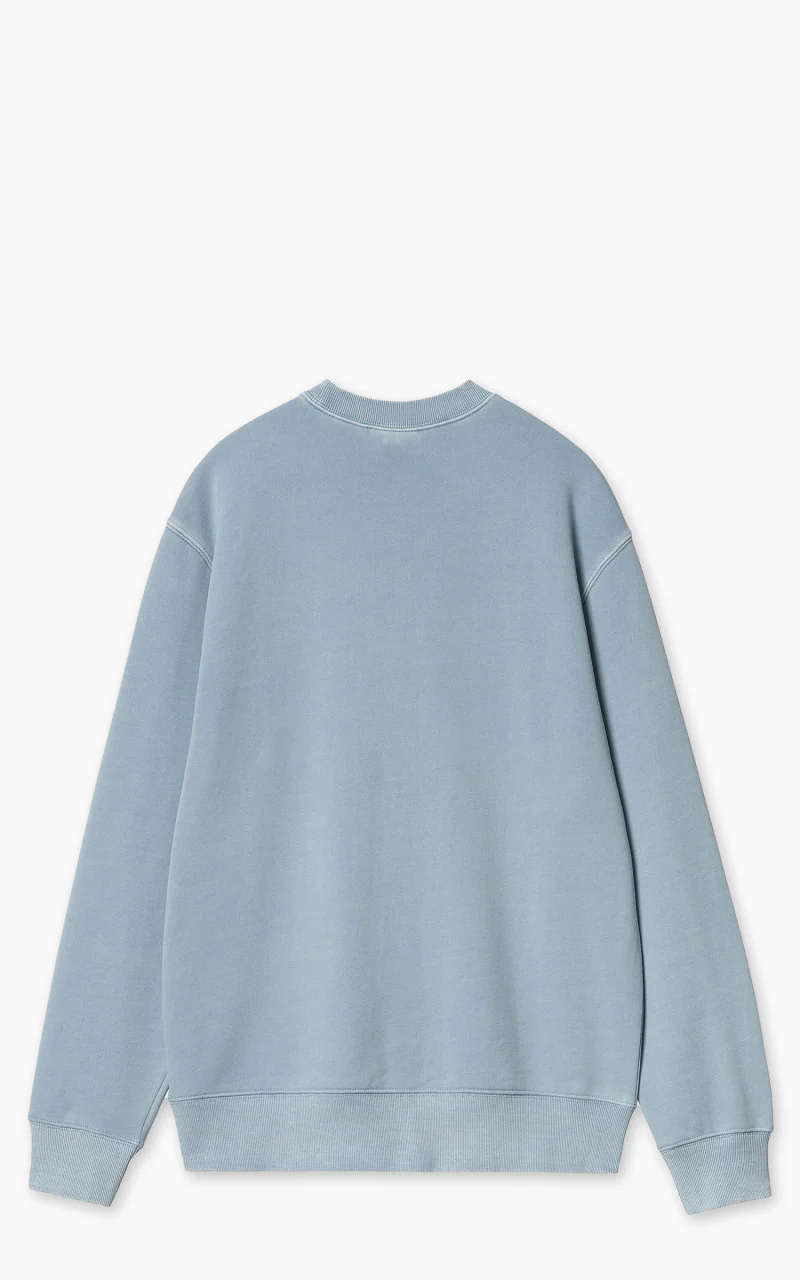 Carhartt WIP Duster Script Sweat Misty Sky - Image 3
