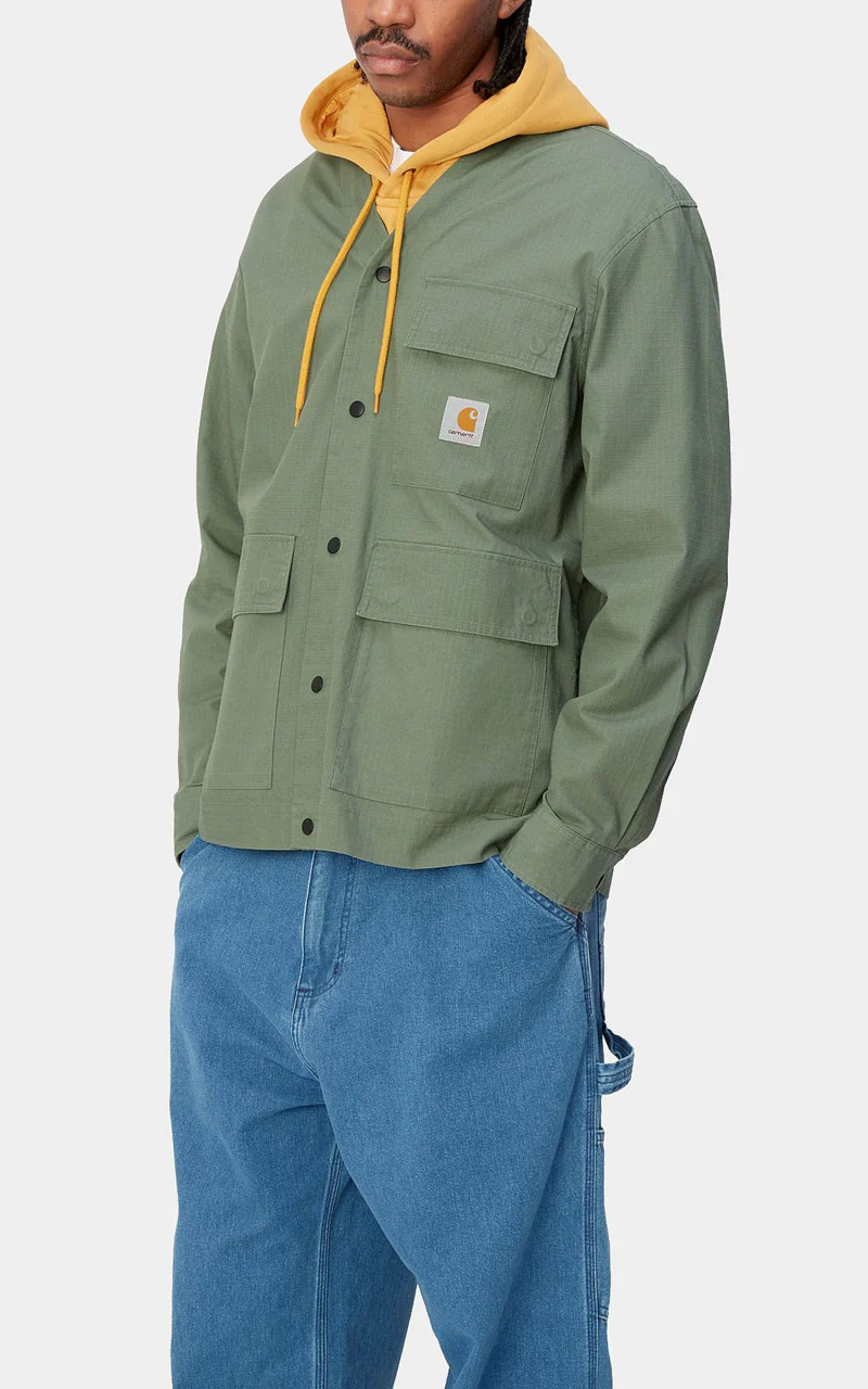 Carhartt WIP Elroy Shirt Jac Columbia Ripstop Park - Image 4