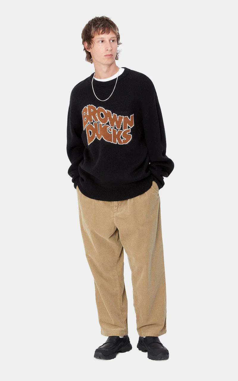 Carhartt WIP Evan Pant Coventry Corduroy Rinsed Leather - Image 2