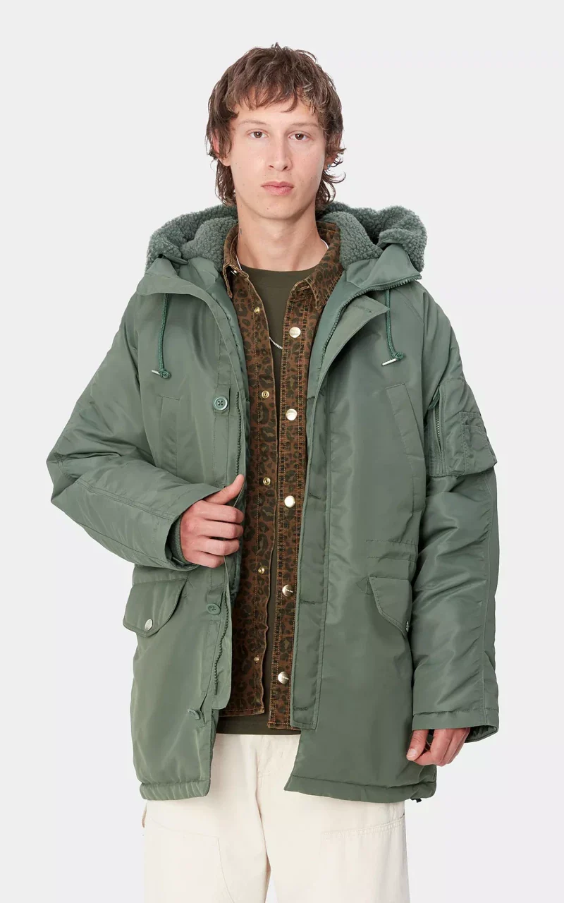 Carhartt WIP HD Olten Jacket Duck Green - Image 2