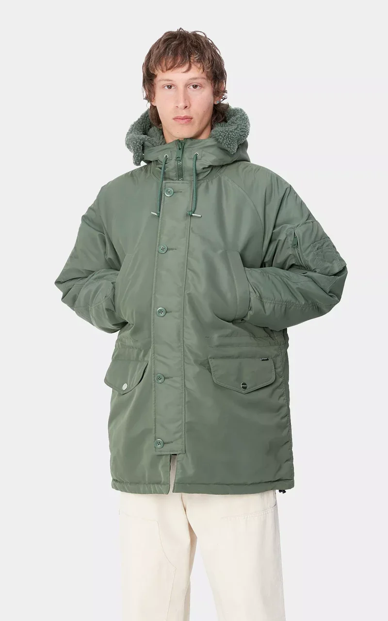 Carhartt WIP HD Olten Jacket Duck Green - Image 3