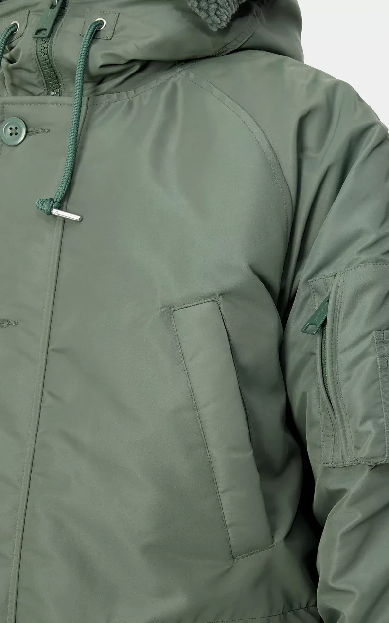 Carhartt WIP HD Olten Jacket Duck Green - Image 4