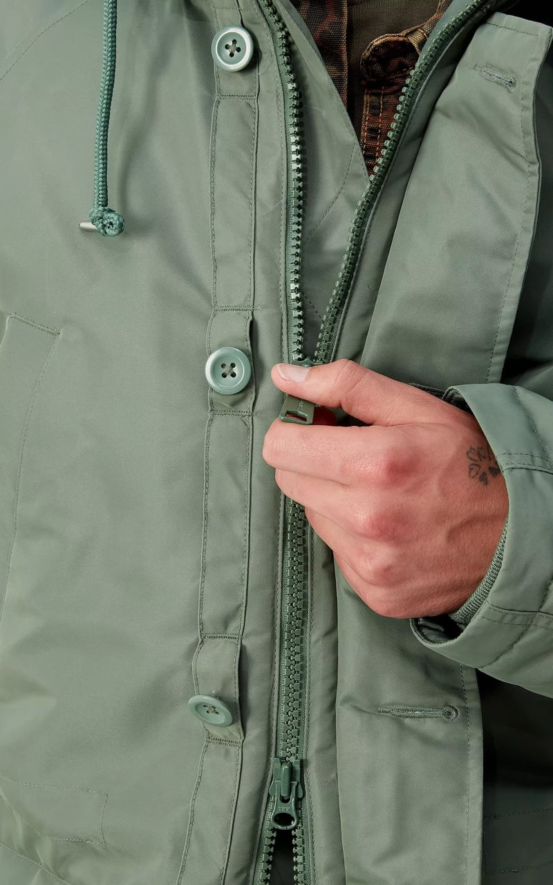 Carhartt WIP HD Olten Jacket Duck Green - Image 5