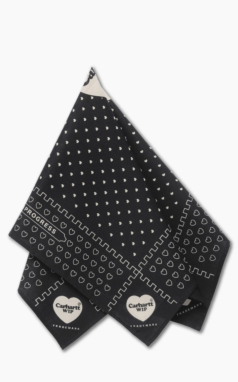 Carhartt WIP Heart Bandana Black - Image 2