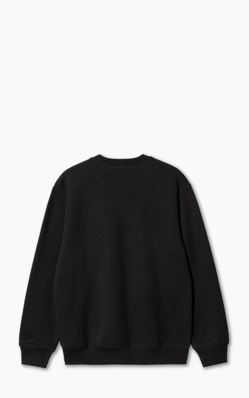 Carhartt WIP Heart Pocket Sweat Black - Image 3