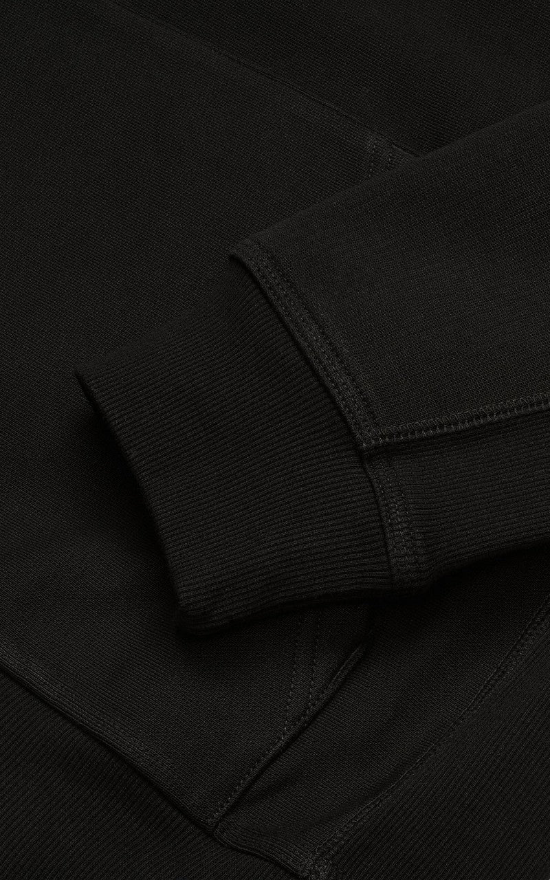 Carhartt WIP Hooded American Script Sweatshirt Black - Image 5