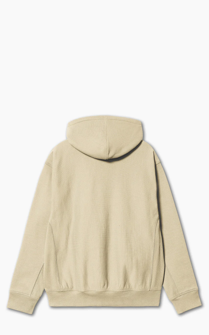 Carhartt WIP Hooded American Script Sweatshirt Rattan - Image 3